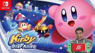 Kirby Star Allies - 100% Walkthrough Part 5 | Planet Popstar