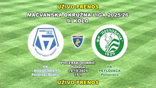 Budućnost-Petlovača 2111 19-10-2025 Mol 9. Kolo Uživo Prenos