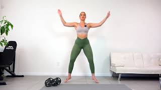 Allenamento Squat Con Fianchi Sinuosi In Bikini E Cosce Spesse