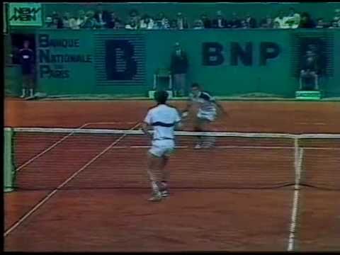 マッケンロー vs ビランデル - Semi 決勝戦（ファイナル）　 ローランギャロス 1985 - 06／11