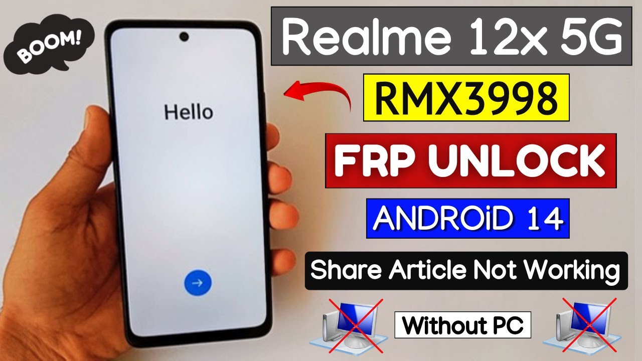 Realme 12X 5G Frp Bypass/Unlock Google Account Lock – Realme 12X 5G Frp Bypass/Unlock Google Account Lock –