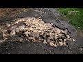 в некоторых районах города, в 