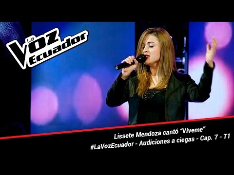 Lissete Mendoza cantó “Víveme” - La Voz Ecuador - Audiciones a ciegas - Cap. 7 - T1