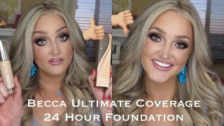 Becca Ultimate Coverage 24 Hour Foundation | Wear Test | Oily Skin