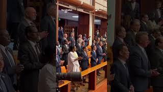Hurbaşkanı Erdoğan Ant İçme Törenine Katılmak Üzere Meclise Geldi