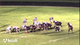 Dalton Osborn Sophmore Football Highlights 2014 New Waverly,tx