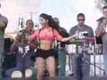 Hot Babe Dancing at Calle Ocho Festival Miami