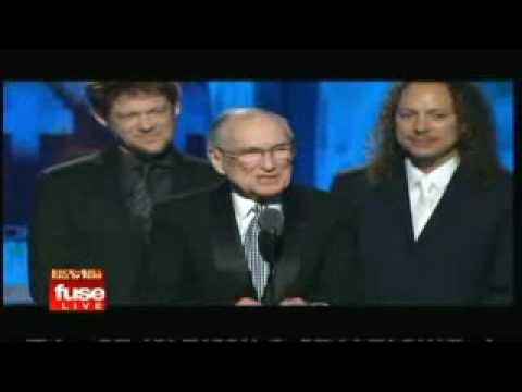 Cliff Burton's Dad at Metallica Rock Roll Hall of Fame Induction