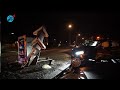 Bestuurder gewond na rammen reclamezuil op Kennemerstraatweg in Heiloo
