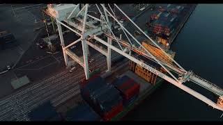 Alameda Estuary, Port of Oakland (DJI Phantom 4)