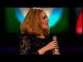 BRIT AWARDS Adele flips after being cut-off during speech