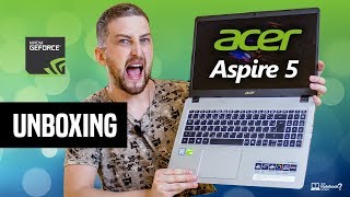 Unboxing Notebook Acer Aspire 5 A515-52G-577T Core i5-8265U | Geforce MX130 | primeiras impressões