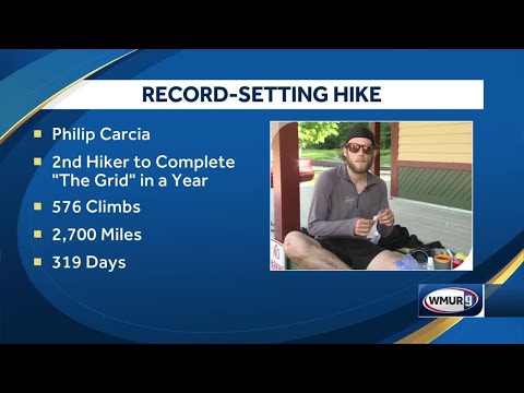 Man completes record-setting hikes in NH