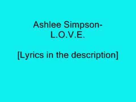 LETRA DE CANCIONES DE ASHLEE SIMPSON letra de canciones de ashlee simpson: