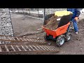 taczka spalinowa, mini dumper, wozidło, petrol wheelbarrow, usługi ogrodnicze ogrodypyskowice.pl