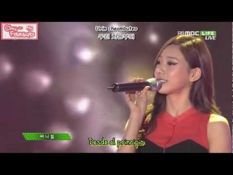 Subs español Sunny Hill - Thump thump (The greatest love OST...
