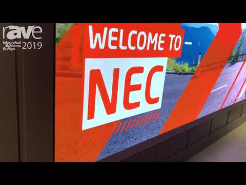 ISE 2019: NEC Display Debuts Fine Pitch Advanced FA Product Range of LED Displays