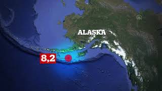 ABD'nin Alaska eyaletinde 8,2 büyüklüğünde deprem meydana geldi