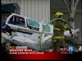 Plane crashed into garage near Charlevoix airport