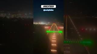 Night Landing Like A Pro Precision Final Approach In Cavok Conditions Real Pilot Pov