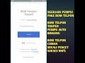 CARA BOM TELEPON, TANPA PULSA SEKALI PENCET WORK 100%