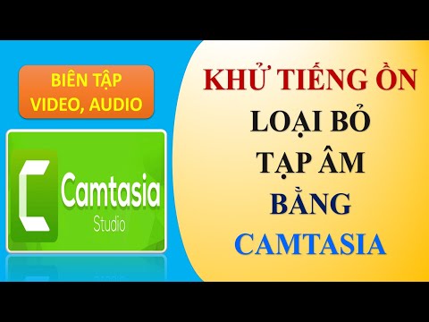 Khử tiếng ồn, Lọc bỏ tạp âm Video bằng Camtasia