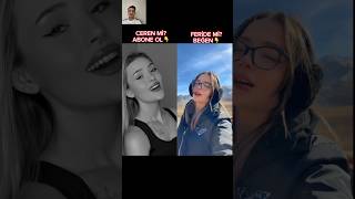 Kim Daha İyi Yapmış? Ceren Yaldız Feride Özdinç Yeni Tiktok Videosu Ateşe Düştüm