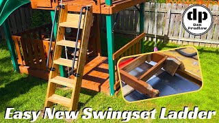 How to build a ladder | DIY swing set repair