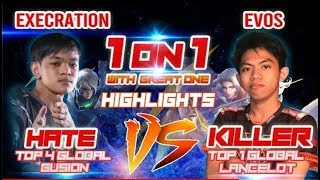 Top 4 Global Gusion Hate Vs Top 1 Lancelot Killer Game1