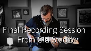 The Final Recording Session in the old studio.