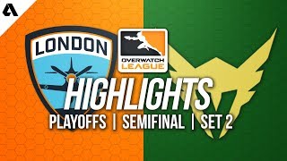 London Spitfire vs Los Angeles Valiant | Overwatch League Playoffs OWL Semifinals Highlights Match 2