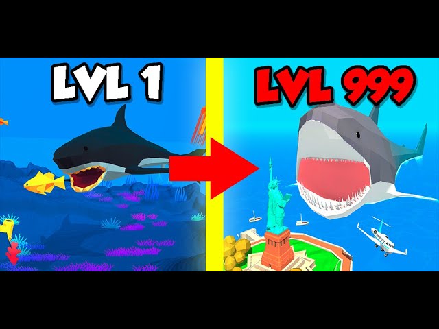 Idle Shark World: Hungry Monster Evolution Game