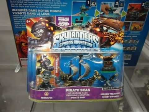 Skylanders: Spyro's Adventure Pirate Seas Adventure Pack Review with Terrafin and Pirate Ship