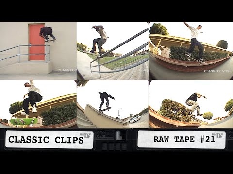 Raw Skateboarding Mini DV Tape #21 Classic Clips Darrell Stanton