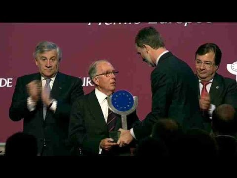 El exministro Marcelino Oreja, Premio Europeo Carlos V