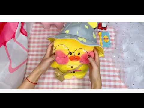 Cute White Color LaLafanfan Cafe Duck Plush Toys