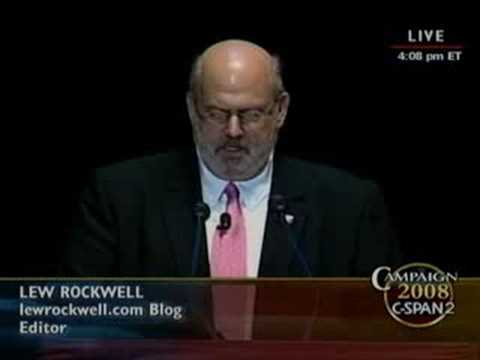 Lew Rockwell at Ron Paul's Rally for the Republic (part 2)