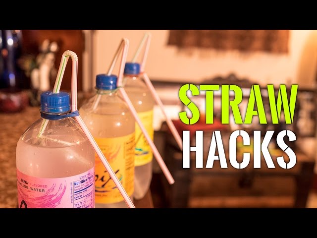 Awesome And Useful Straw Hacks - Video