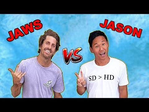 AARON JAWS HOMOKI VS JASON PARK - BACKYARD POOL GAME OF SKATE