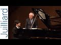Jun Hwi Cho: Schubert's Impromptu Op. 142, No. 3 | Juilliard Sir András Schiff Piano Master Class