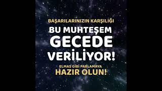 Başarılarınızın karşılığı bu muhteşem gecede veriliyor! Elmas gibi parlamaya hazır olun! 💎