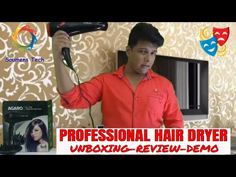 HOW TO STYLE YOUR HAIR WITH HAIR DRYER | HOW TO USE PROFESSIONAL HAIR DRYER- AGARO HAIR DRYER REVIEW