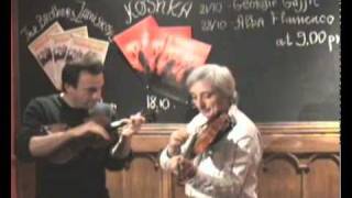 Lev Atlas And Oleg Ponomarev At Cafe Cossachok Playing Pizza Tzigana By O Ponomarev Lev Atlas And Oleg Ponomarev At Cafe Cossachok Playing Pizza Tzigana By O Ponomarev