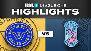 9.28.2025 Westchester Sc Vs. Forward Madison Fc - Game Highlights