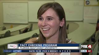 FGCU class fact-checking campaigns
