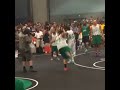 Chris Brown & Snoop Dogg Dancing At The 2014 BET Experience Celebrity Basket Ball Game