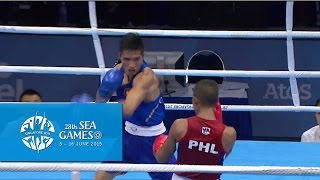 Boxing (Day 5) Men's Lightweight (60kg) Finals Bout 71 | 28th SEA Games Singapore 2015