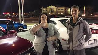 Happy customers at Julian’s auto showcase
