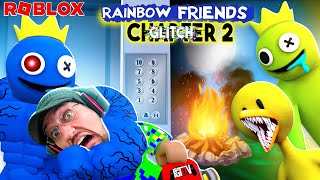 Roblox Rainbow Friends 🌈 Chapter 2 Knock-Off! (Fgteev Teleport Glitches)