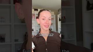 Full Face Of Makeup Using The Packaging To Blend
